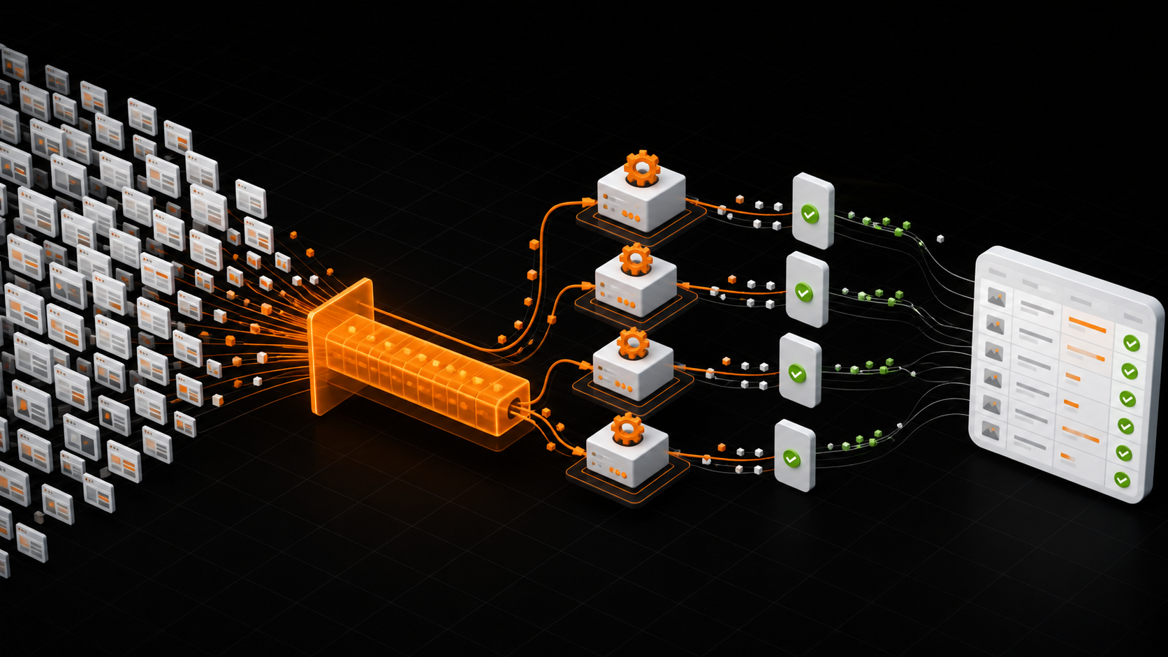 Large-scale web scraping pipeline with distributed workers and data quality validation